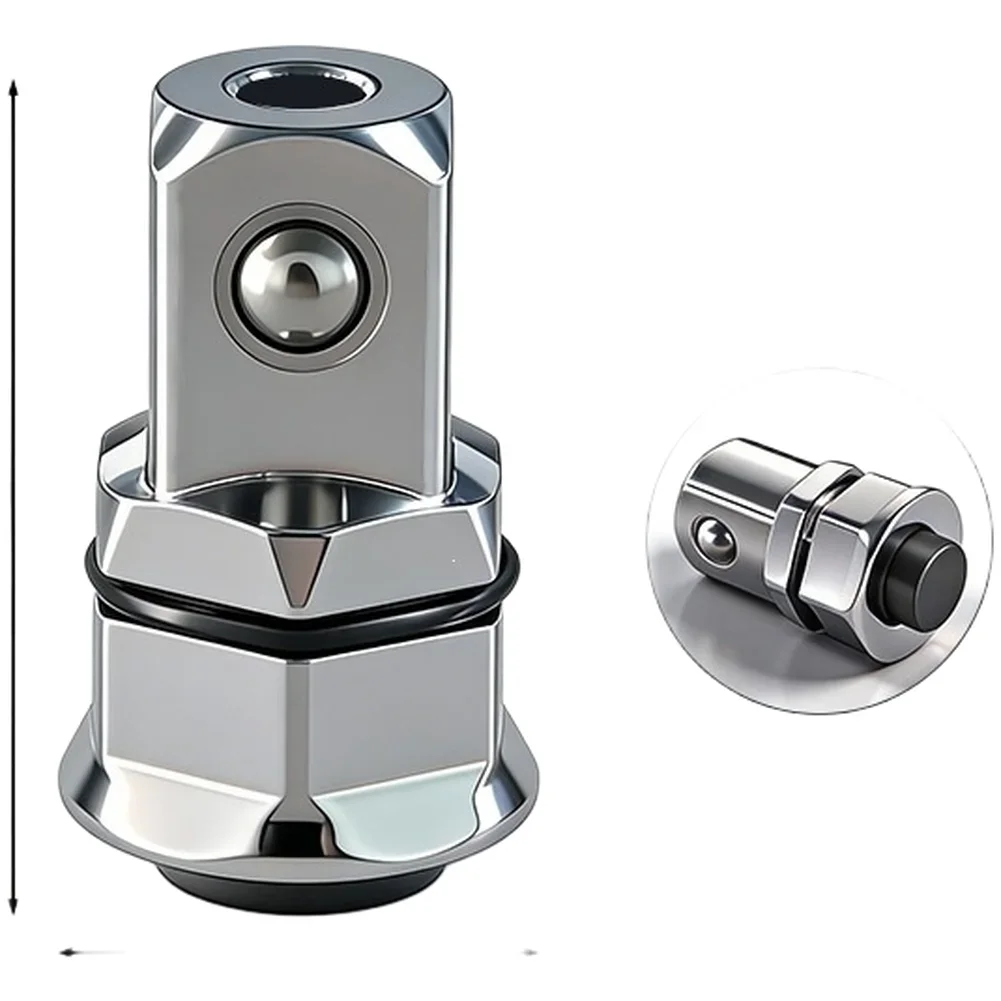1/4 Inch 3/8 Inch 1/2 Inch Drive Hex Socket Ratchet Adapter Set Quick Release Ball Detent Chrome Vanadium Alloy Steel