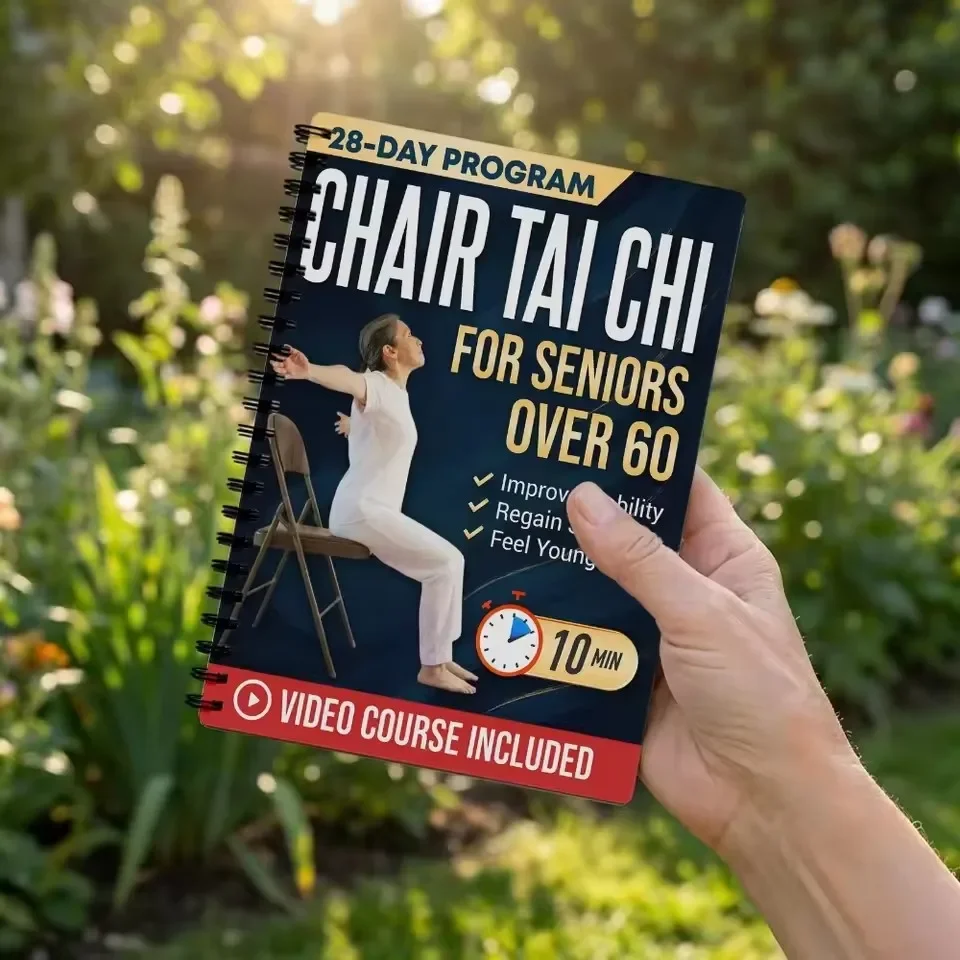 28-Day Chair Tai Chi Program for Seniors: 10-Minute Daily Exercises to Boost Mobility, Strength & Vitality for 60+