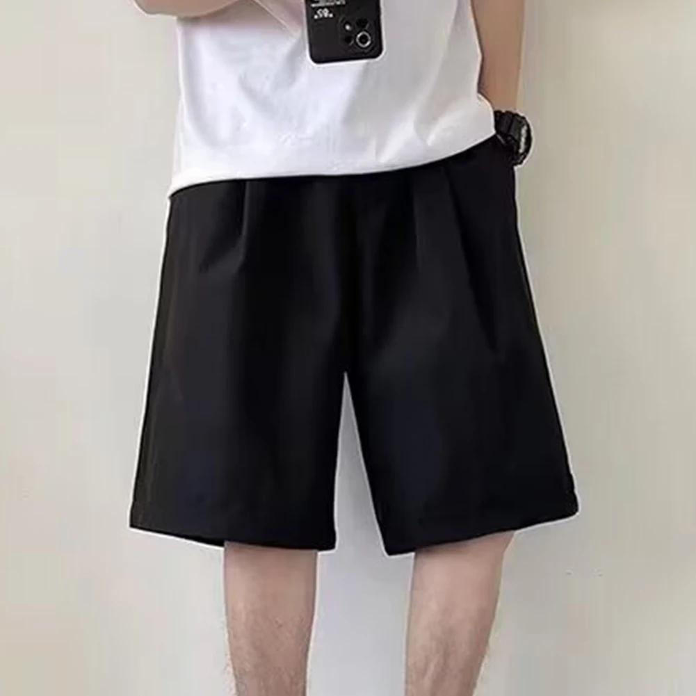 

Elastic Waist Shorts Men Running Shorts Casual Beach Wear Quick-drying Breathable Fitness Shorts Casual Running Wear