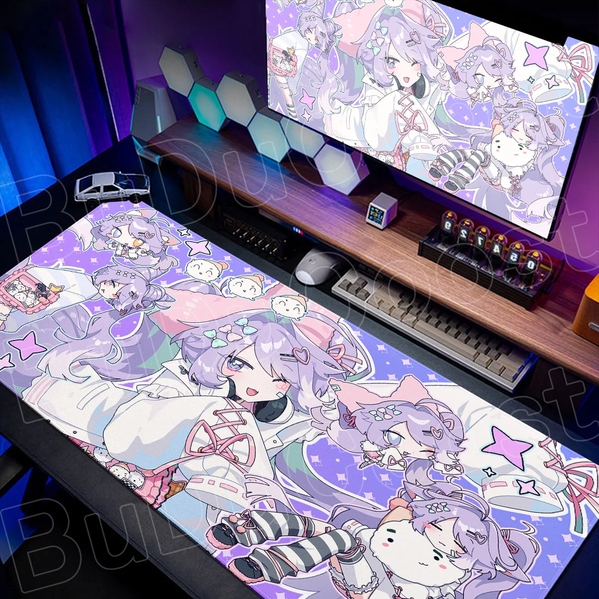 Tradescantia Purple - Purple Tenko Shibuki Keyboard Carpet New