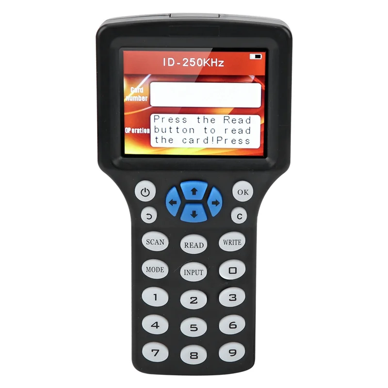 Baay 10 frequências rfid nfc leitor de cartão inteligente duplicador + 5xuid chaveiro 125k 13.56mhz rfid copiadora chave replicador