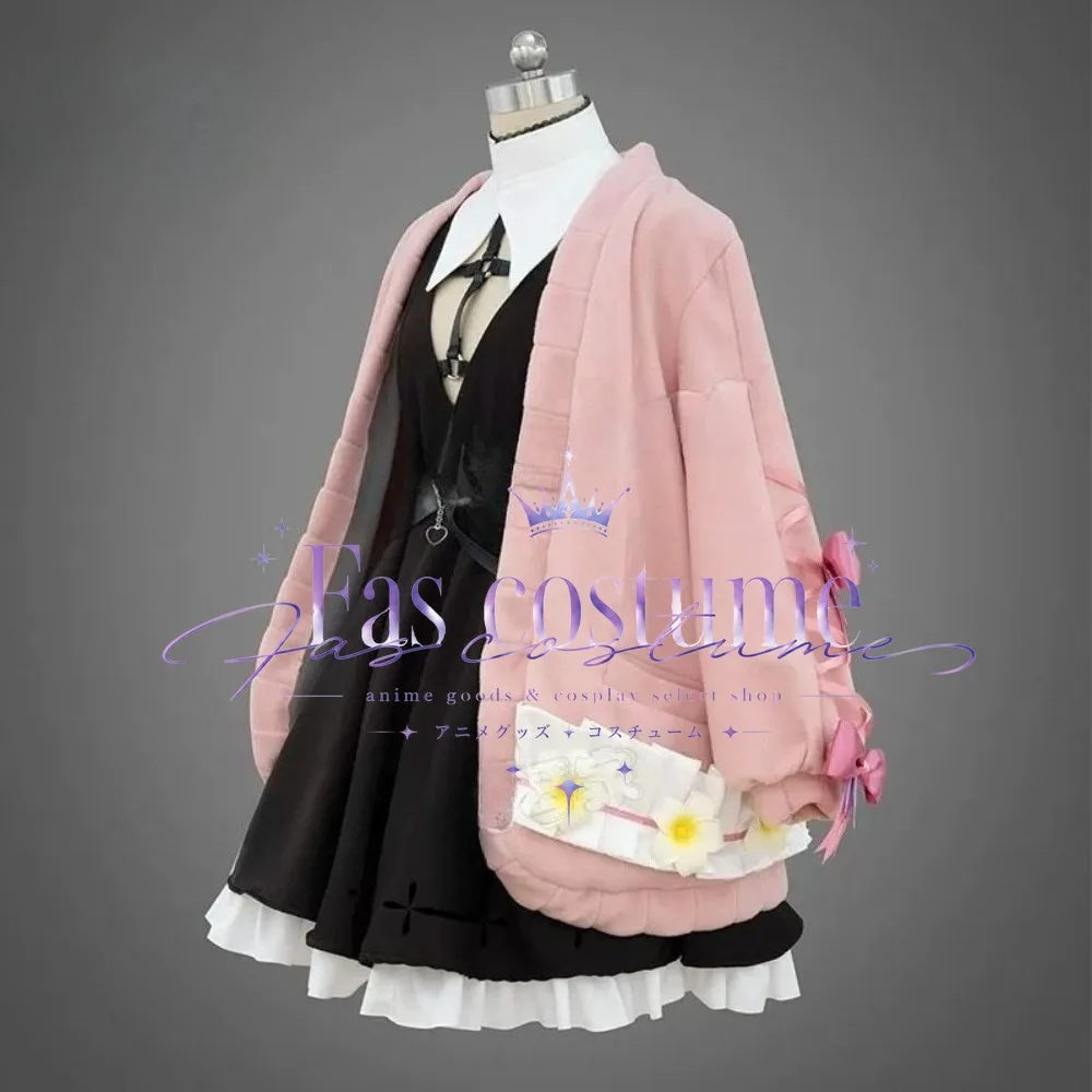 Disfraz de Cosplay de Aza Sister Ari, Conjunto Completo con Orejas y Bolso Bandolera - Ropa para Eventos