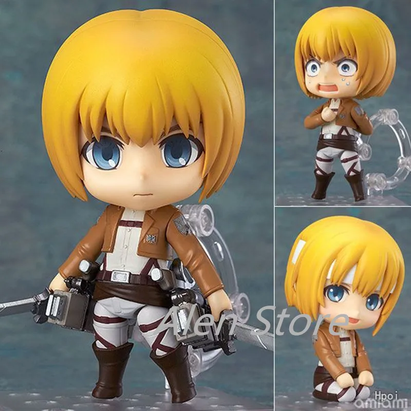 

Attack on Titan Anime Figure 435# Armin Arlert Face Changing GK Action PVC Model Statue for Office Desktop Decor Gifts