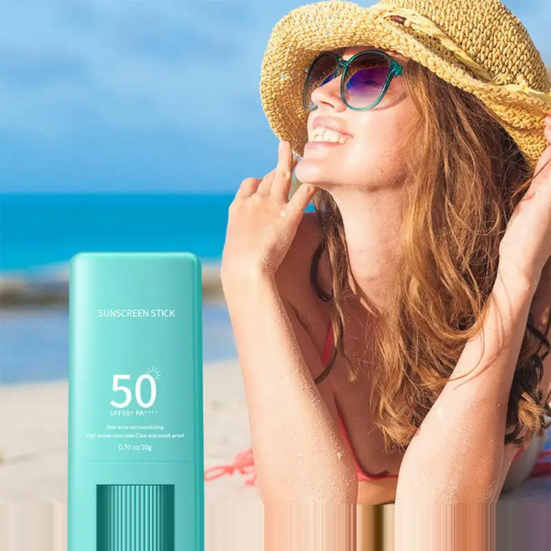 

Portable Sunscreen Stick Sunblock Cream SPF 50 Face Sunscreen Stick sunscreen Lotion non-greasy and refreshing SunScreen cream