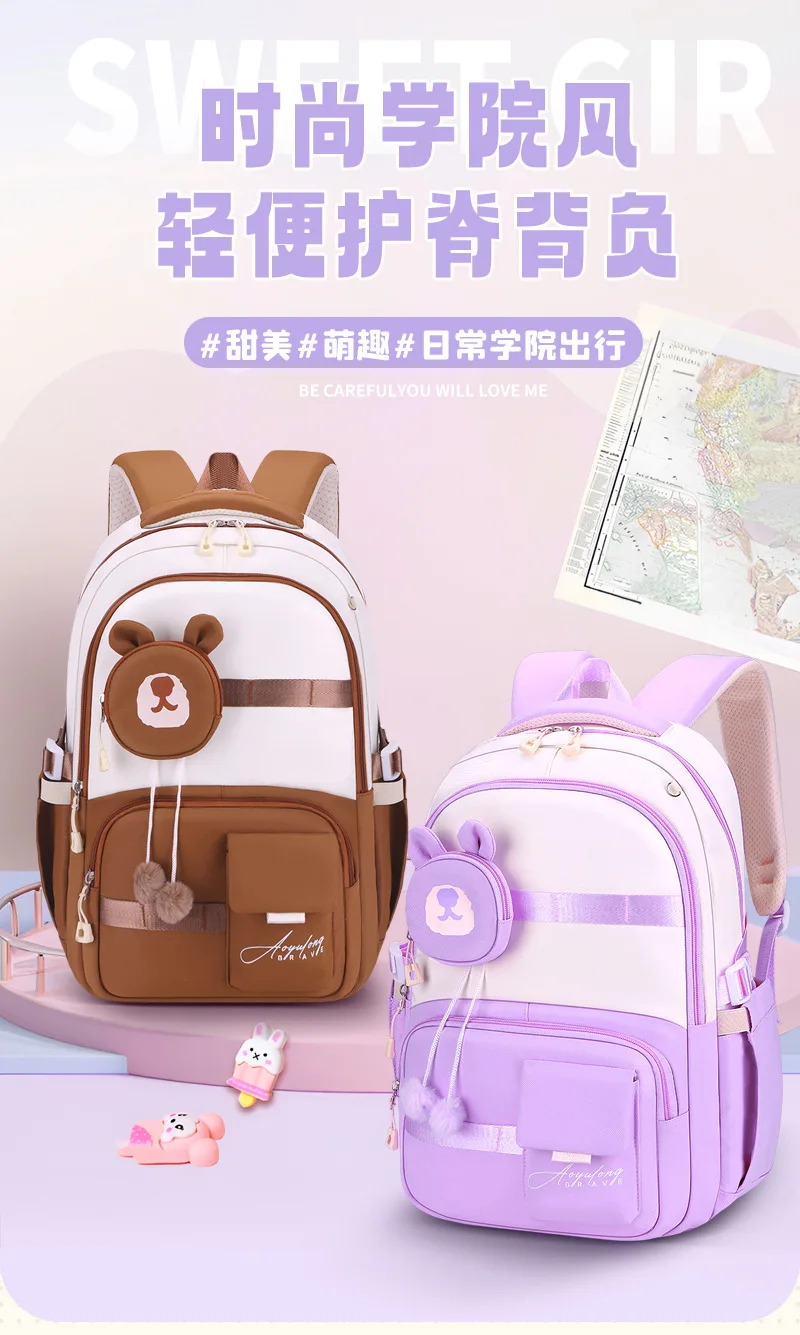 

School Backpack for teenager Boys girls Backpack for Kids Children Elementary Middle School Students Bag for Ages 6-12
