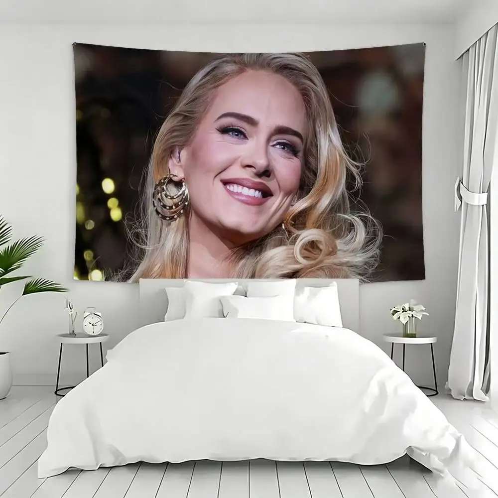 A-Adele Someone Like You Tapestry Flags Wall Hanging Background Art Banner for Bedroom Home Outdoor Decor