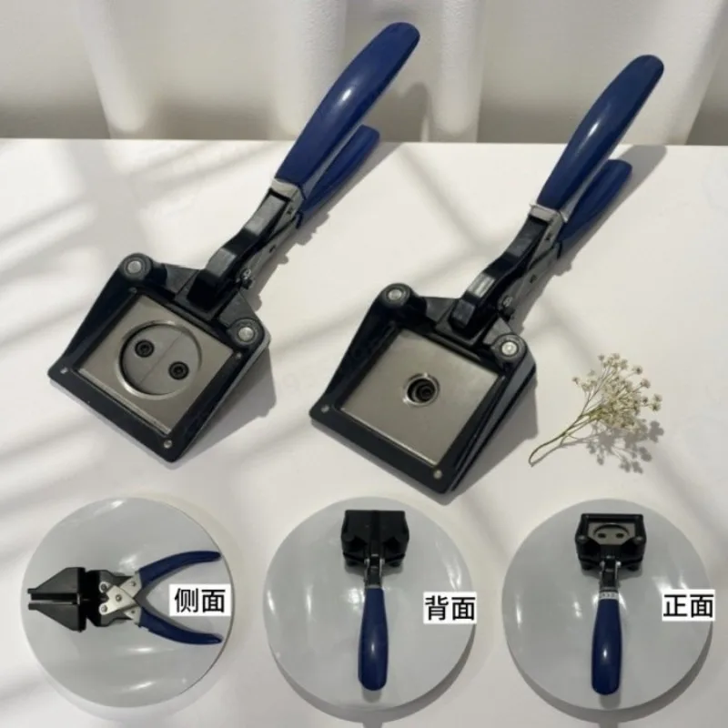 Hand Held Manual 20 25 30 32 35 36 37 38 40 44 45 46 48.5 50MM Paper Graphic Punch Die Cutter Card Making Button Maker
