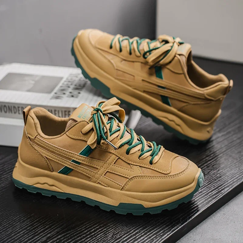 

Белые мужские туфли для скейтбординга, уличные кроссовки для бега, повседневная обувь на платформе, дышащая мужская спортивная обувь, легкая прогулочная обувь