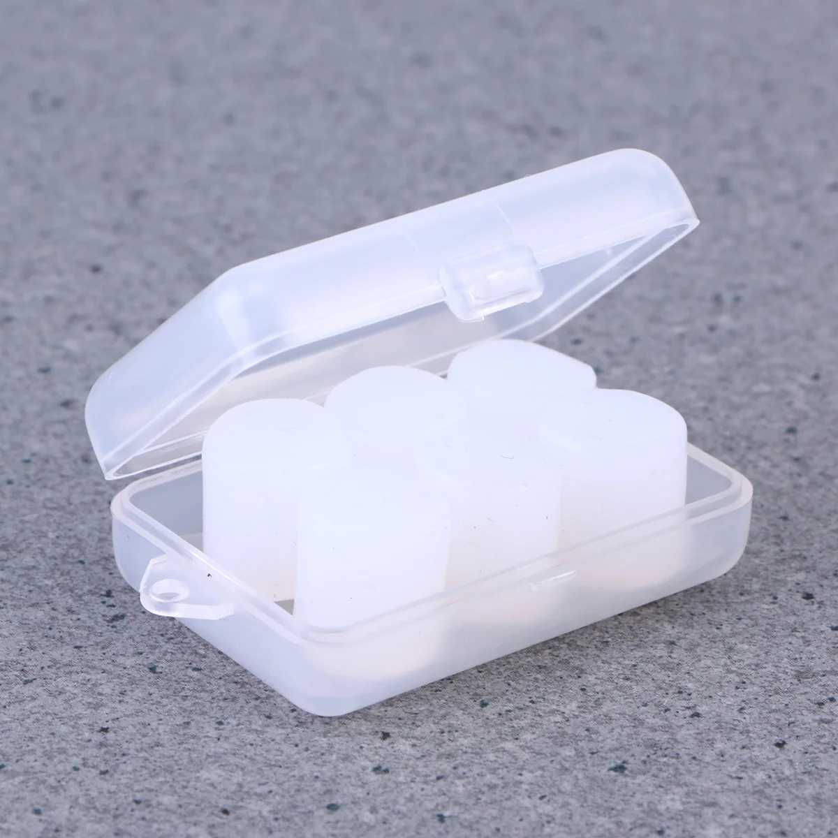 

3Pairs Swimming Silicone Ear Plugs Noise Reduction Sleeping Flying Protective White Earplugs Protective Ear Plugs