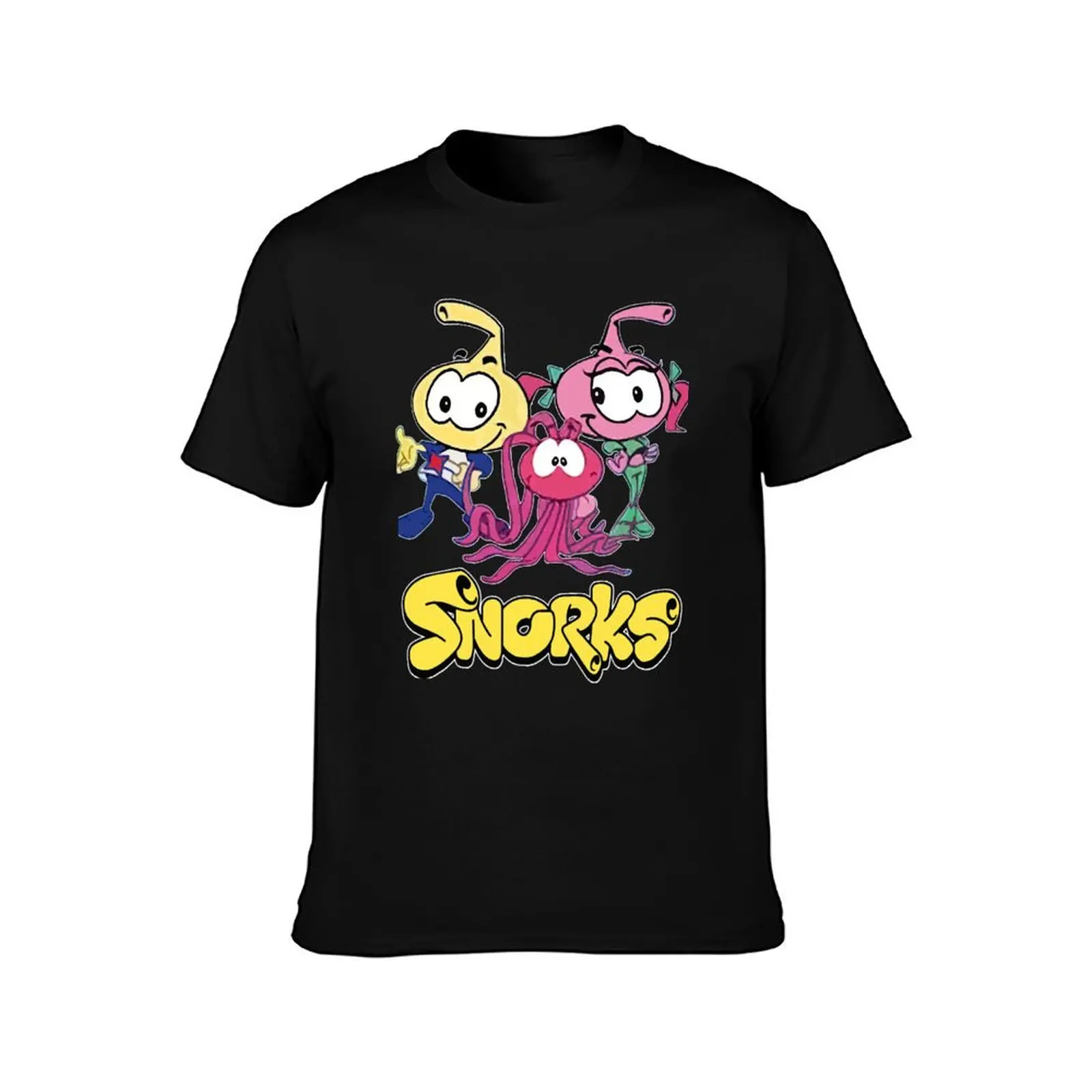 Swim along Snorks Cast Tribute T-Shirt funny shirt cotton graphic shirts vintage graphic tee summer 2025 t shirts for men