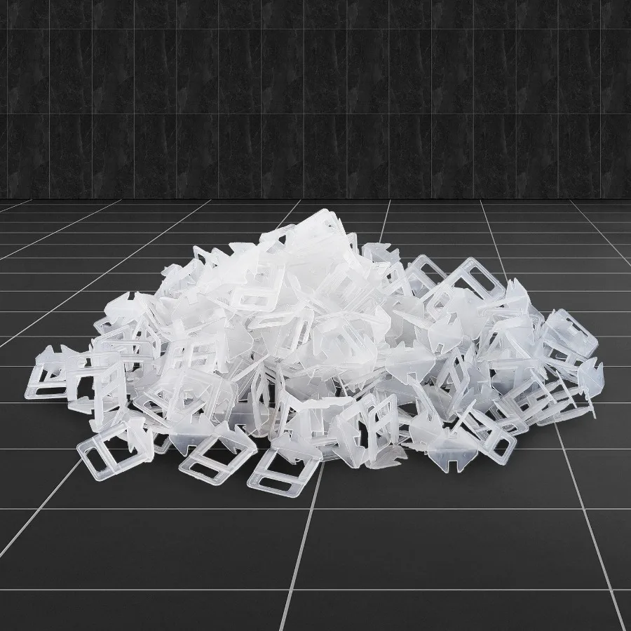 

Tile Leveling System Clips 700Piece 1 8 Tile Spacers Clips Tile Tools 3mm Floor Wall Spacer Tiling Tool Set Tile Installation