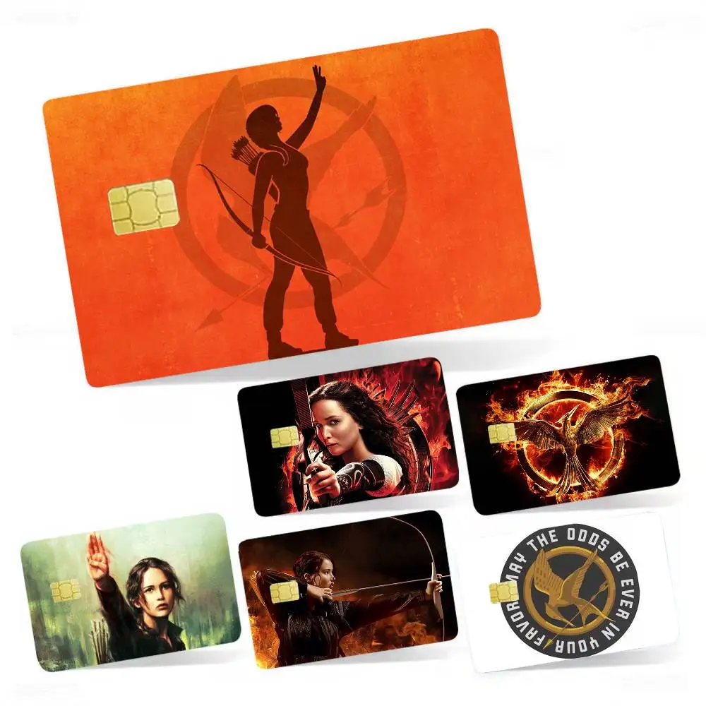 

The H-Hunger G-Games 4pcs 1Set Card Stickers Small Waterproof Chip 4PCS Card Sticker Anti-Scratch