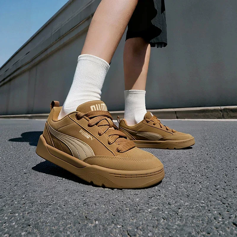 

PUMA Wheat Brown Suede Chunky Laces Thick Sole Casual Skate Sneakers 401606-13