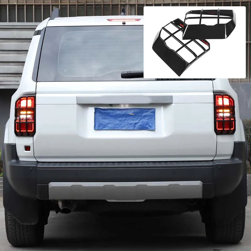 

Набор из 2 предметов ABS для Toyota Land Cruiser Prado 250 LC250 2024 + автомобильный задний фонарь, декоративная наклейка, аксессуары для защиты автомобиля