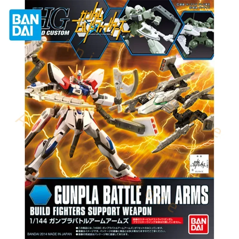 Bandai-Kit de modelo Original de Gundam, figura de Anime HGBC 1/144 GUNPLA, brazos de brazo de batalla, figuras de acción, juguetes coleccionables, regalos para niños