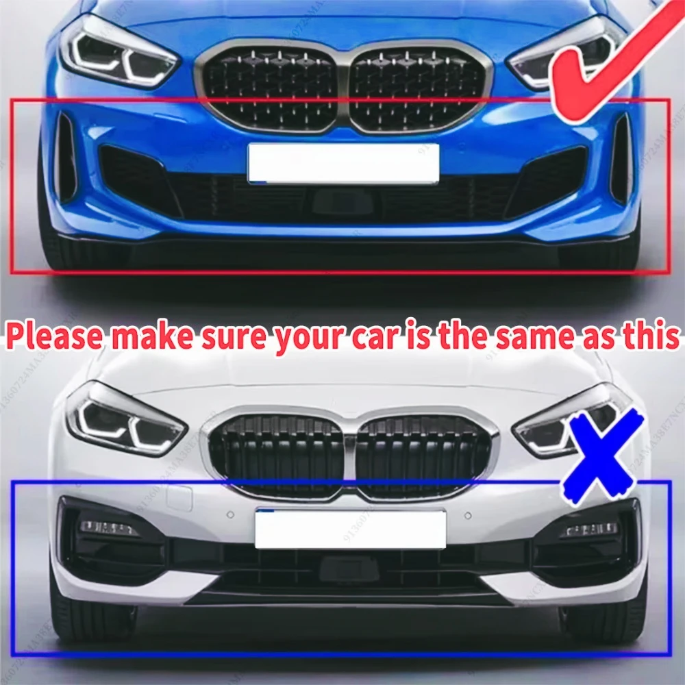 

Accesorios Tuning, Lip Delantero, Splitter, Alerón para BMW Serie 1 F40 2019-2024 Versión M Sport