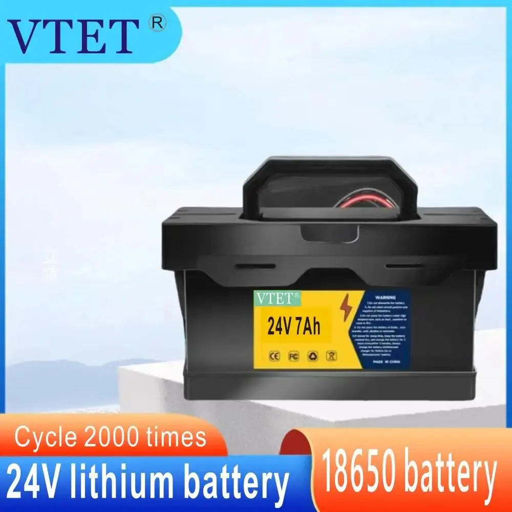 

2025NEW24V 7Ah18650 lithium battery pack for children's electric vehicles universal battery portable and durable reserve battery