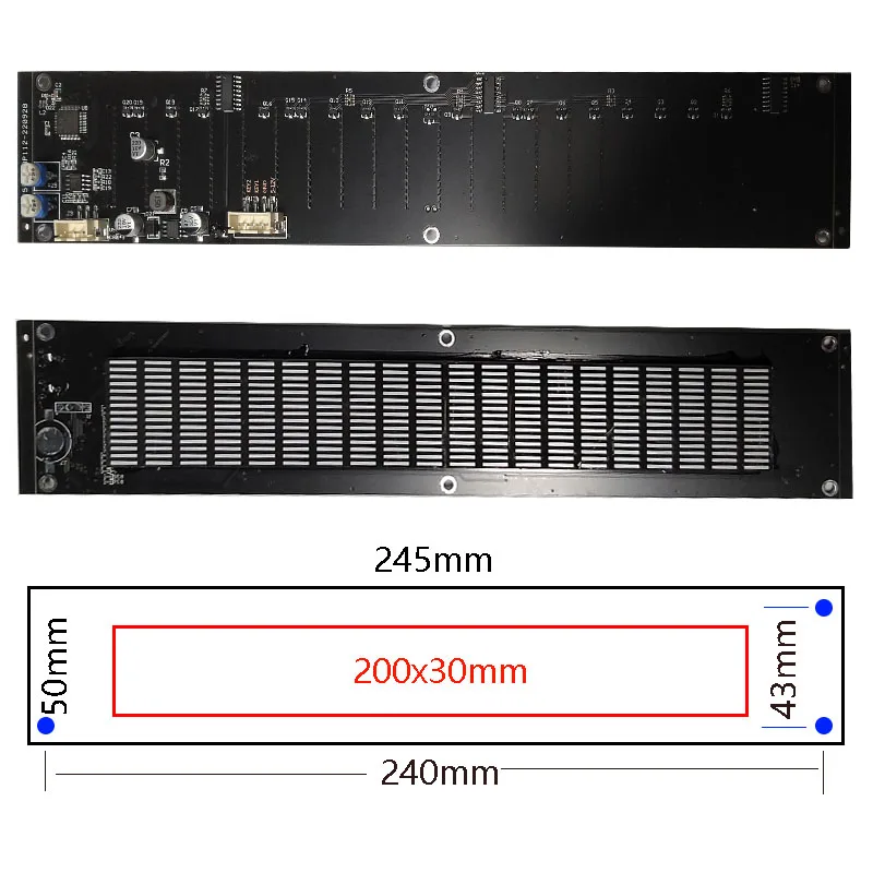 DSP التعادل EQ بيك اب إيقاع الموسيقى الطيف LED مؤشر مستوى الصوت مكبر للصوت VU متر للسيارة ضوء جو مصابيح