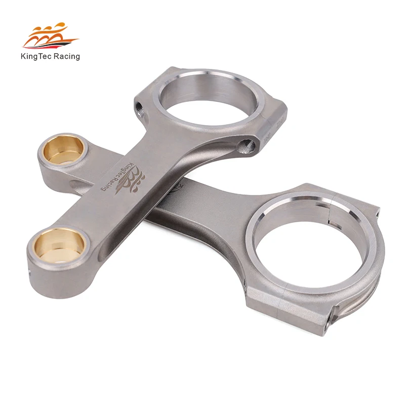 KTC Racing 2TR 2TRFE 2TR-FE 4340 قضبان توصيل H-Beam مزورة لسيارة Toyota Hilux Surf N210 2004-2009 مع مسامير ARP