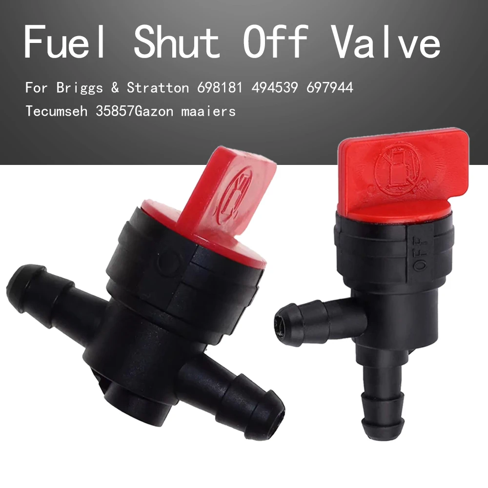 Клапан отсечки топлива 1/4 дюйма, 90 градусов, для Briggs & Stratton 698181 494539 697944, Tecumseh 35857, Gazon Maaiers