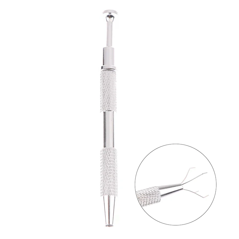 4 Claws Beads Holder Pick-up Tool Diamond Gems Prong Holder Tweezer Catcher Grabber High Precision Body Tattoo Piercing Tool