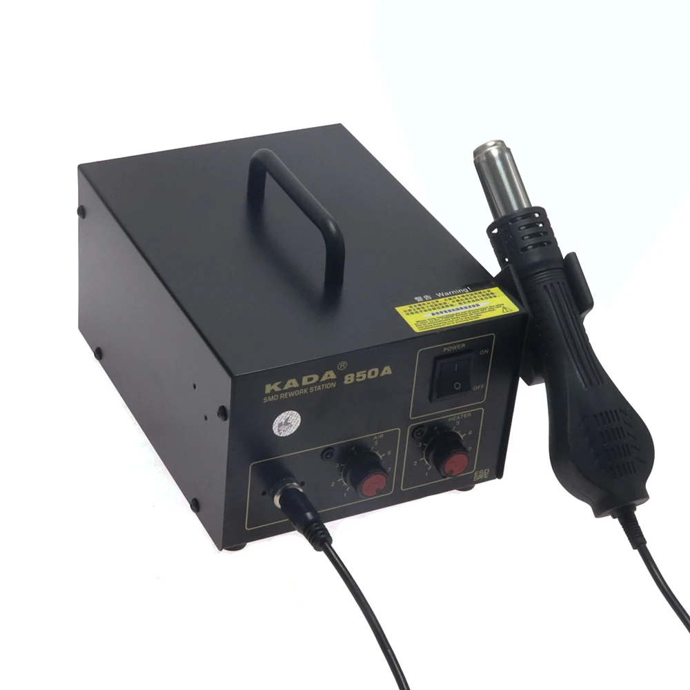 KADA 850A Antistatic SMD Rework Station Lead-free Soldering Station Demolition IC Hot Air Gun Welding Station