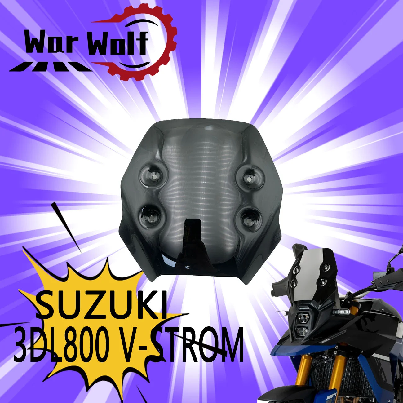 

For SUZUKI NEW DL800 V-STROM DL800VSTROM 2024 2025 Motorcycle Headlight Protector Screen Protective Cover Guard Headlamp Shield