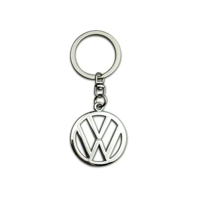 Metal Car Logo Keychain Key Holder for Volkswagen Golf Passat B5 Jetta Tiguan Polo MK7 Bora Beetle Vento Sharan Keyring Pendant