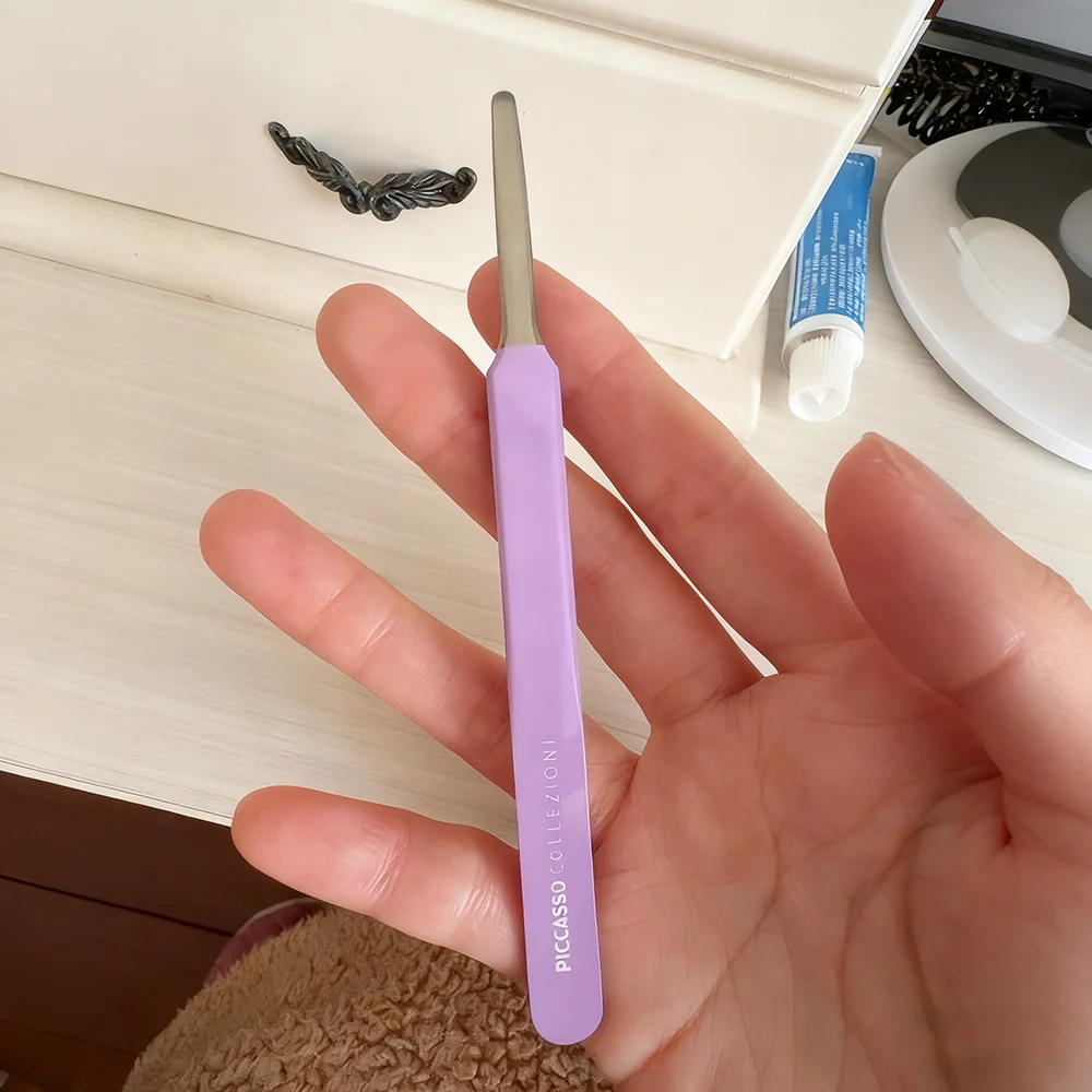 Stainless Steel Tweezers Eyelash Clip Multifunctional Clip Flat Mouth Tweezers Round Mouth Clip Tweezers Facial Mask Clip