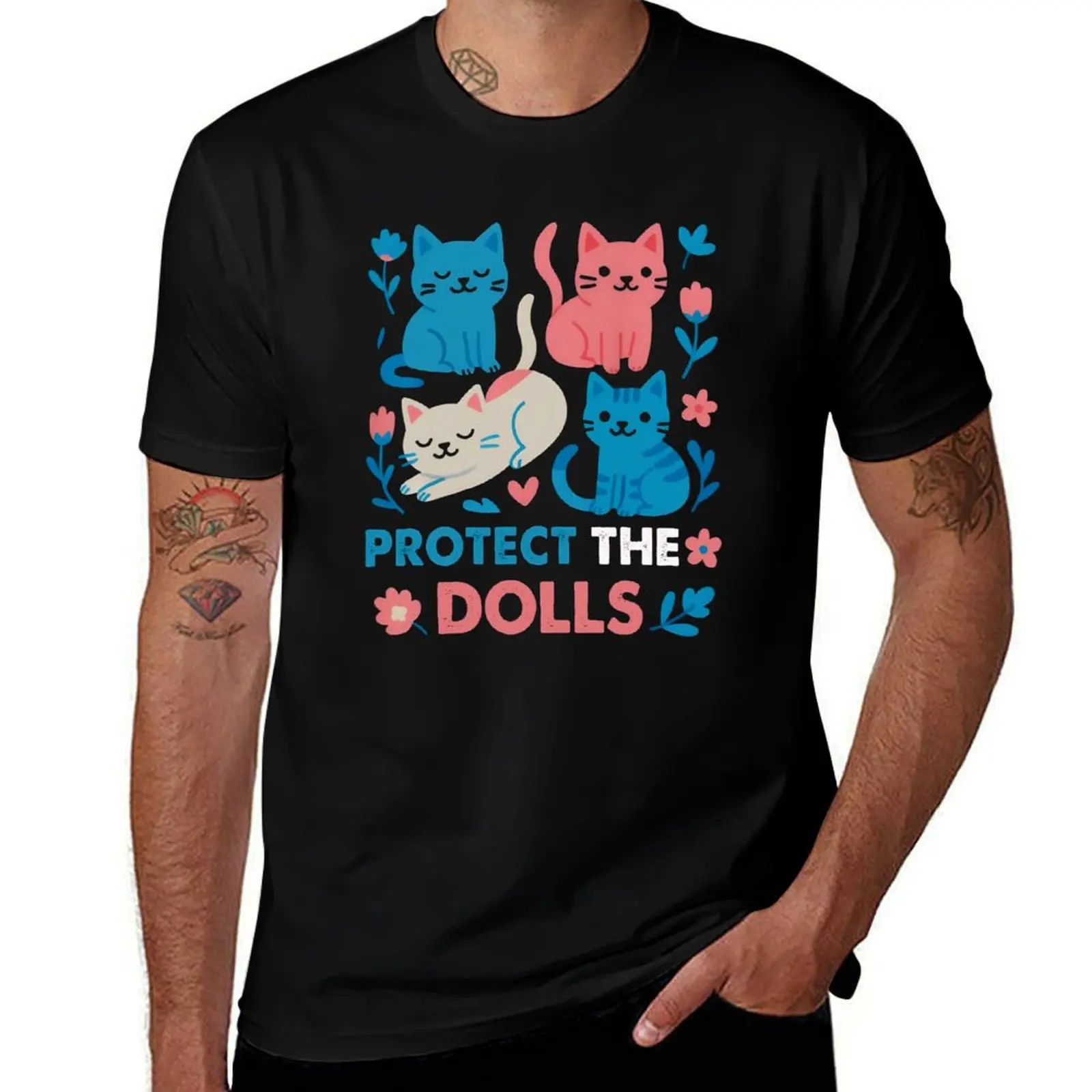 

Protect The Dolls T-Shirt new gifts and t-shirts anime tshirt vintage anime shirt mens clothing