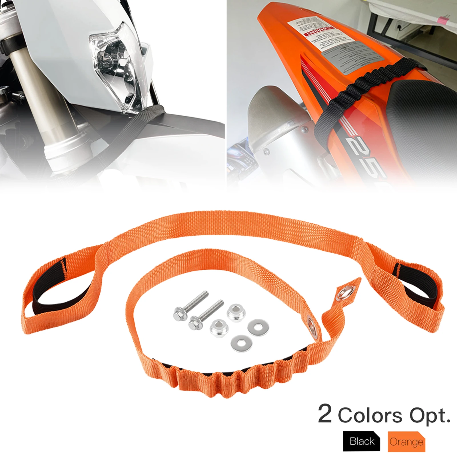 

For KTM 2023 EXC 300 EXC EXCF XCW TPI 6D 125 250 300 350 450 500 Front Rear Fender Holding Straps XC XCF 2020-2022 SX SXF 19-22