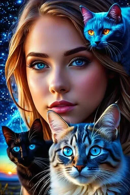 

Sunature AB Алмазная живопись Art Полные квадратные круглые сверла Beauty Cat Наборы алмазной живописи (5-10 цветов AB)