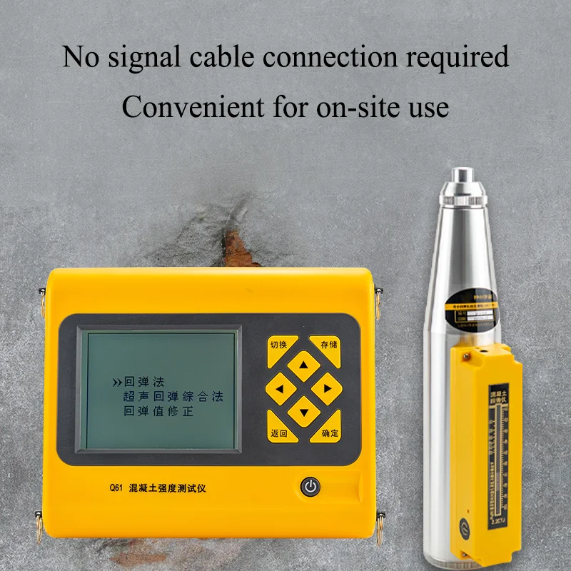 Q61 Concrete Strength Tester Rebound Tester Ultrasonic Rebound Tester 1 Year Warranty Standard Accuracy