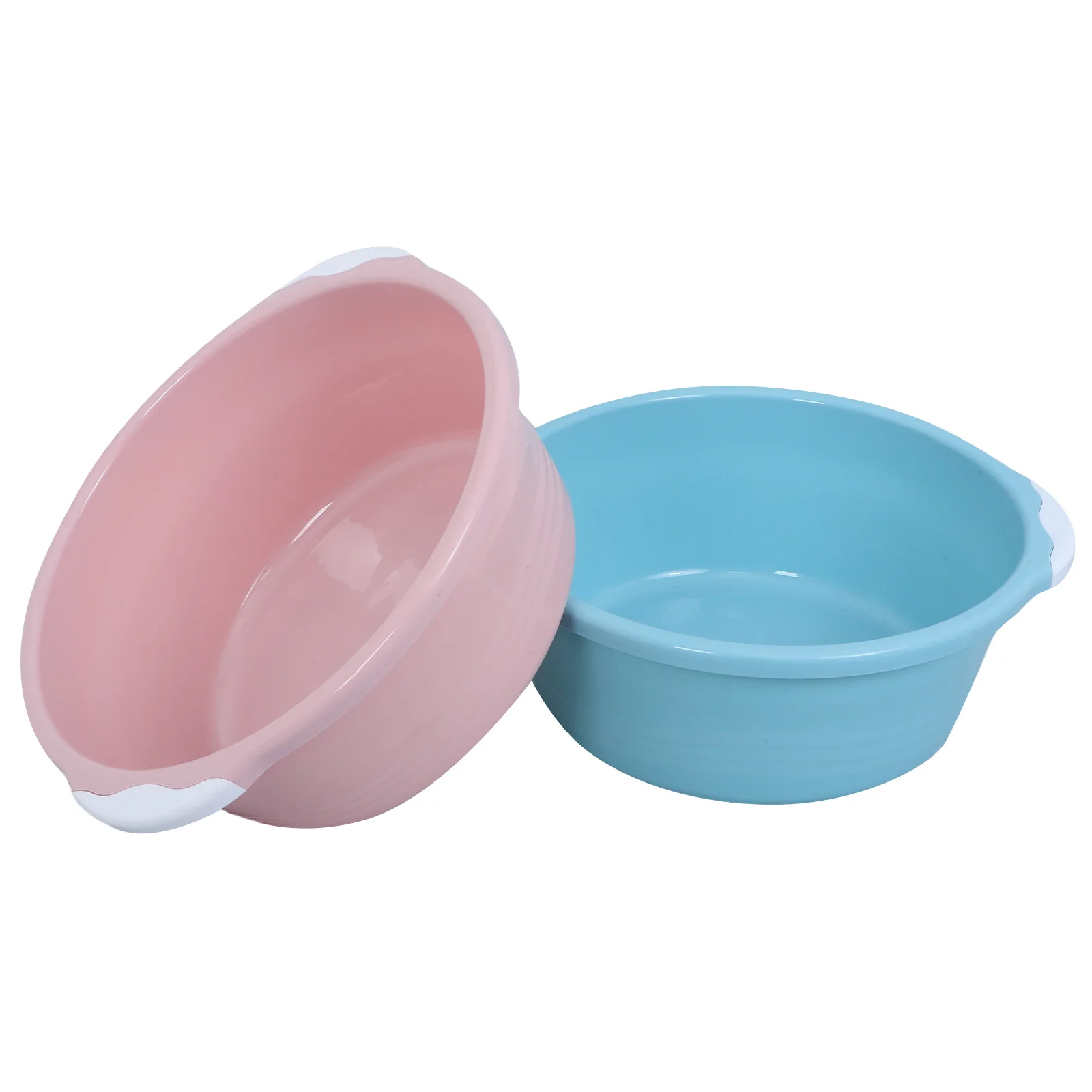 2pcs Deepened Thickened Wash Basin Durable Plastic Sink Portable Bathroom Home Use Waterproof Easy Clean Kitchen Sinks
