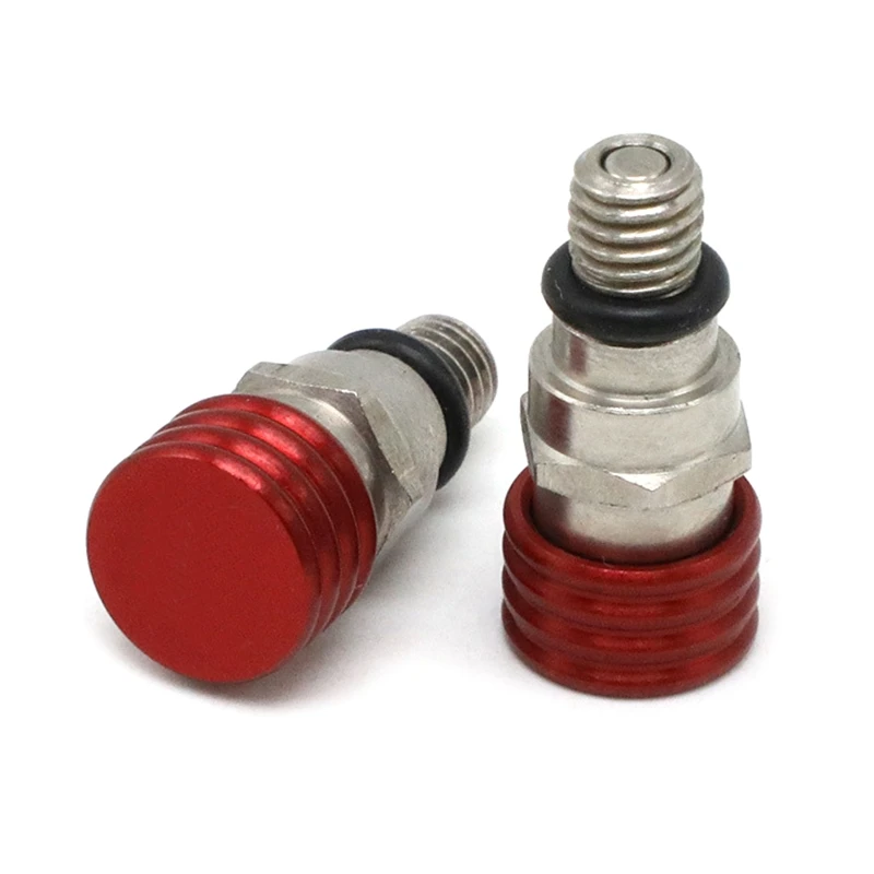 M5x0.8mm Front Fork Air Bleeder Valves for Motorcycles Dirt Pit Bike Mini Off Road Motocross