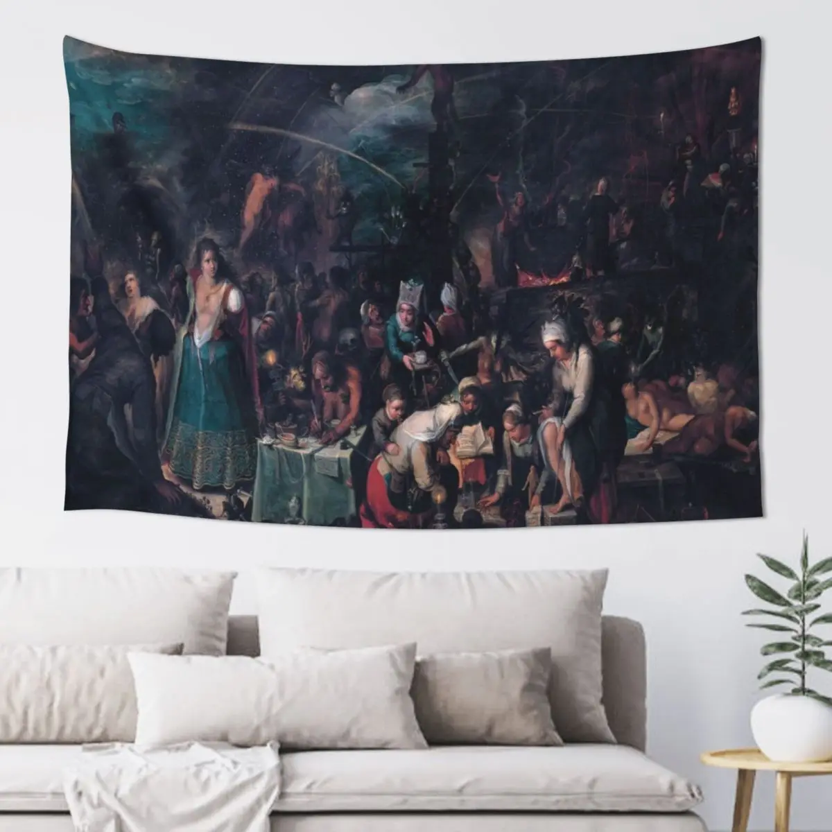 

The Witches' Sabbath Tapestry Room Ornaments Aesthetic Room Decoration Bedroom Decorations Tapestry