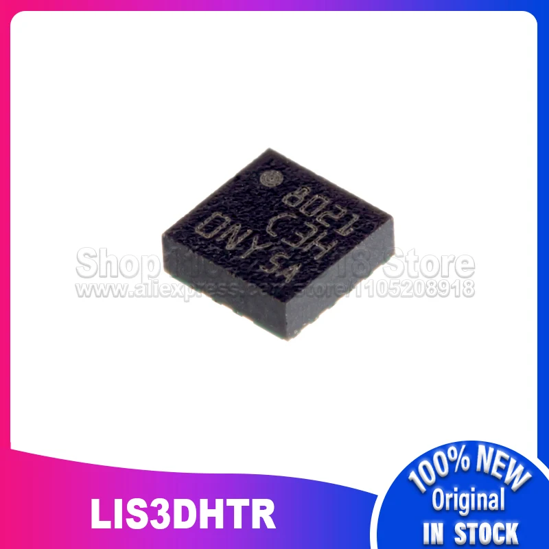 

50PCS/LOT LIS3DHTR LIS3DH LGA-16 100% New Spot stock