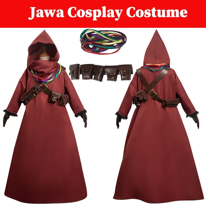 25COSKids جاوا تأثيري التلفزيون باونتي هنتر 3 زي طفل بنين بنات لعب الأدوار ملابس حمراء الأطفال تمويه حفلة الهالوين دور S