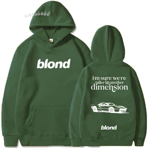 فرانك أوشن هوديي أشقر رجالي ونسائي هاراجوكو هوديي بأكمام طويلة فيراري موسيقى أبيض 2024 أعلى 12 جاكيت فيراري للنساء - رقم 9