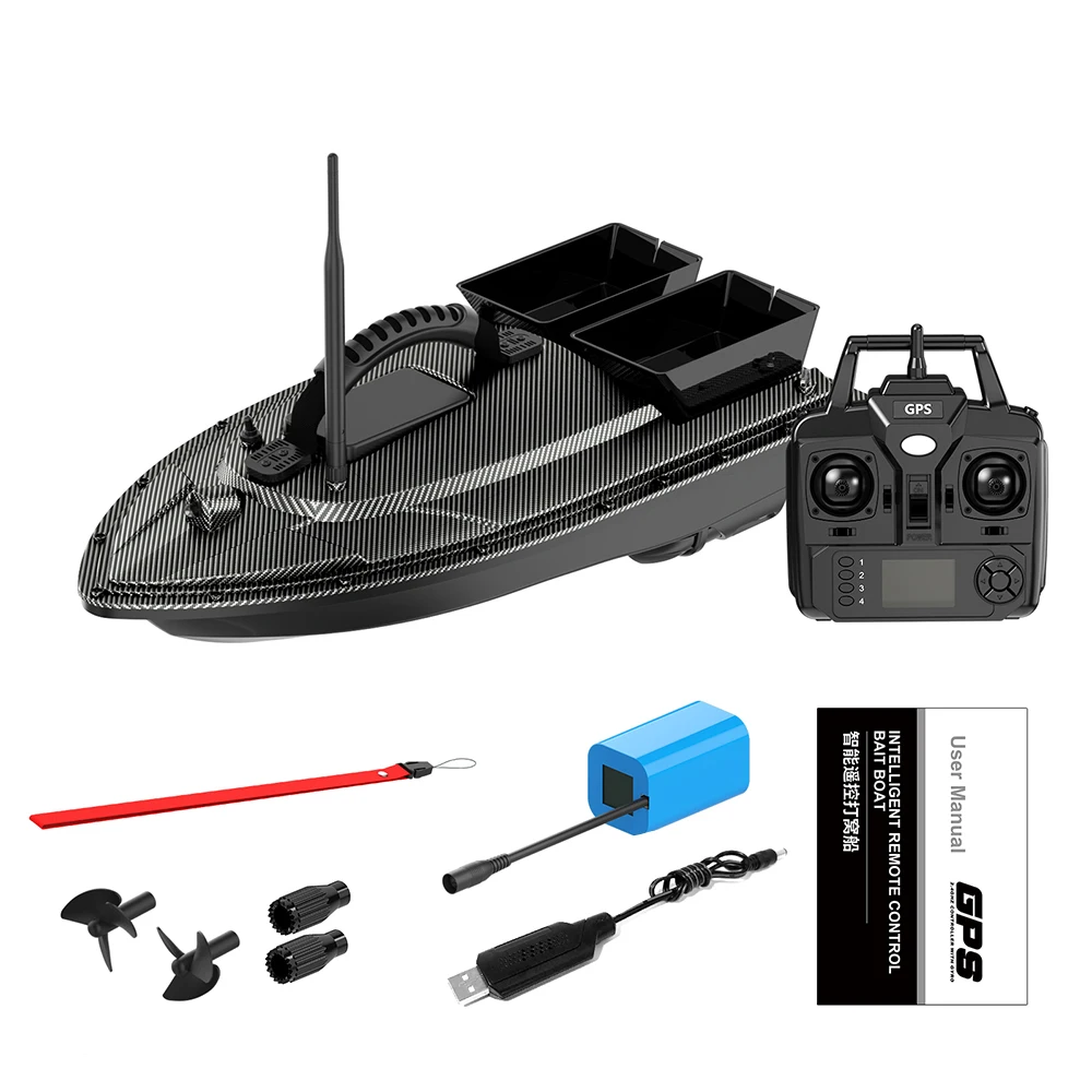 

2024 Flytec V070 GPS 500 м RC Расстояние 40 позиций Рыболовная приманка Лодка Автоматический возврат Снасти Ночные огни Гнездовой искатель лодки