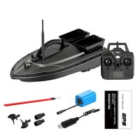 2024 Flytec V070 GPS 500m RC Distance 40 Positions Fishing Bait Boat Automatic Return Tackle Night Lights Nesting Boat Finder