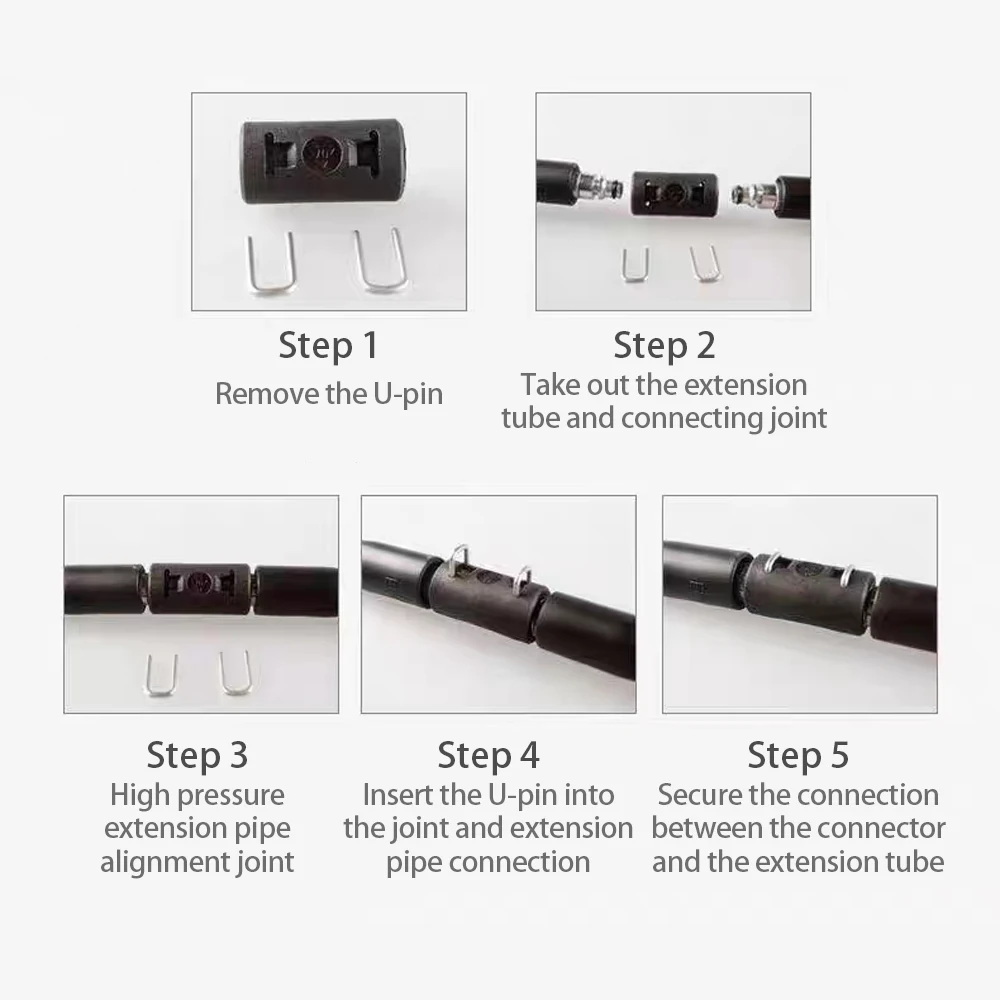 Connection Adapter for Karcher Parkside Bosch Pressure Washer with Quick Connect Pressure Washer Extension Hose