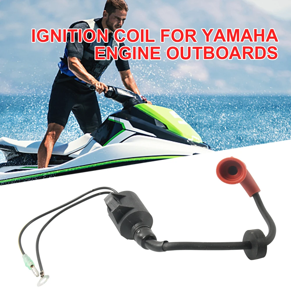 

Outboard Ignition Coil 63V-85570-00 Outboard Replacement Ignition Coil for Yamaha 9.9 15HP Engine