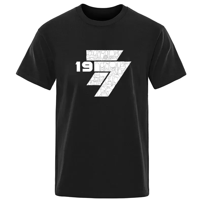 May 25 1977 Birth gift T-shirt Men\'s Harajuku top Fashion classic Unique vintage brand T-shirt Vintage streetwear Birthday gift