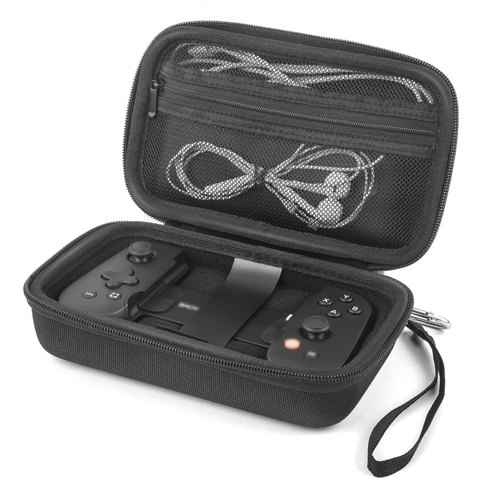 Portable Carrying Case for Backbone One Mobile Game Controller Storage Case for Mobile Gaming Controller Black Case