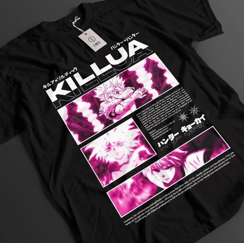 Hunter x Hunter Shirt Feitan T-Shirt Phantom Troupe HxH Hisoka Anime Unisex Tee Men Clothing