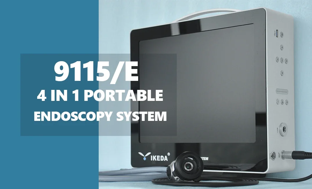 IKEDA Full HD Laparoscope  Portable Medical Endoscopic  System Integrated With Light Source