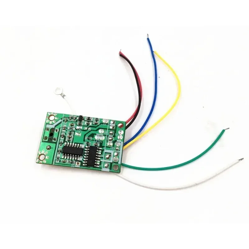 1 Zestaw 4-kanałowego bezprzewodowego pilota zdalnego sterowania 27 MHz do samodzielnego montażu elektrycznych modeli robotów, zabawek, samochodów/łodzi, nadawczo-odbiorczy.