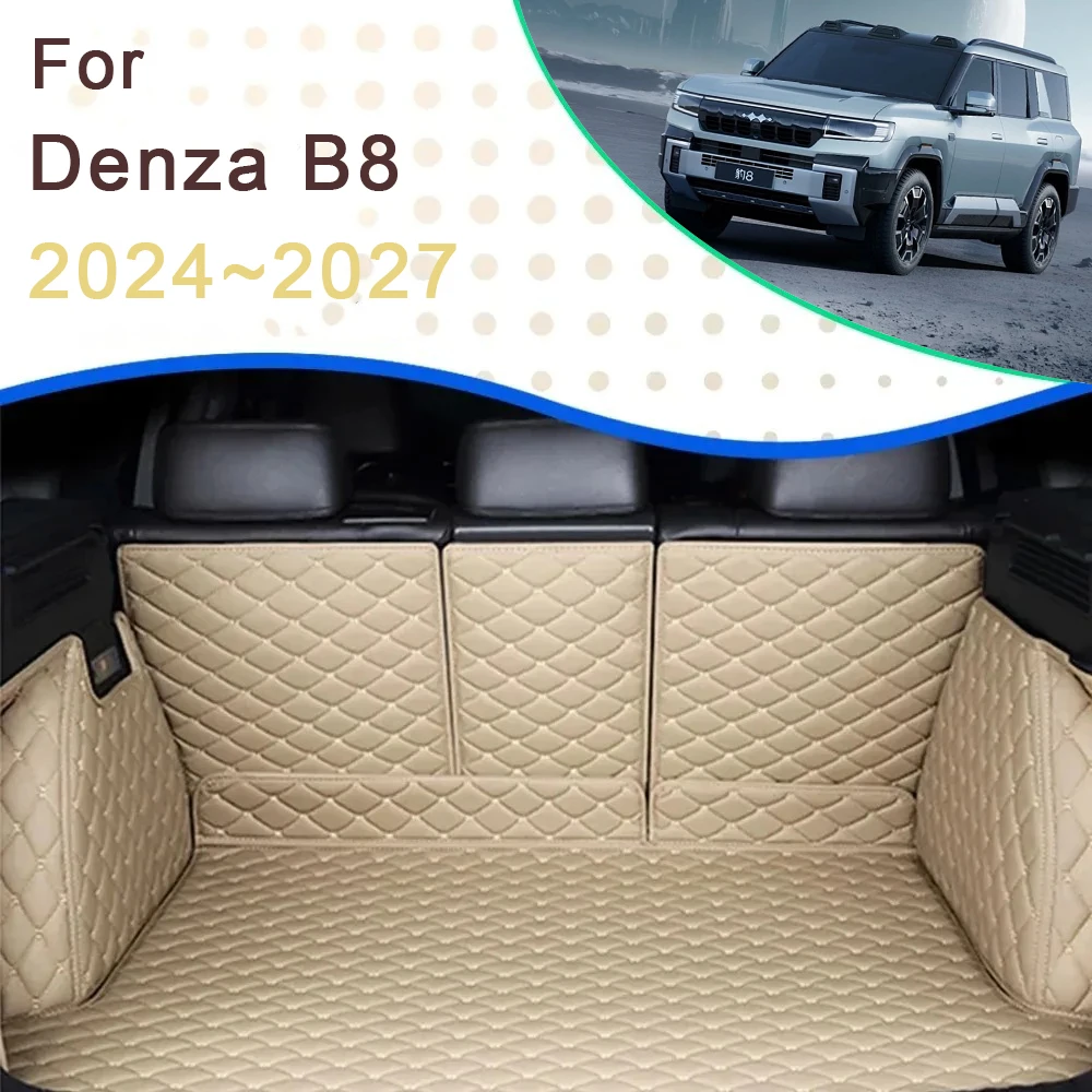 

Car Trunk Cargo Liner For Fangchengbao Bao 8 Denza B8 Leopard 8 2024 2025 2026 2027 Rear Boor Mats Carpet Pads Auto Accessories
