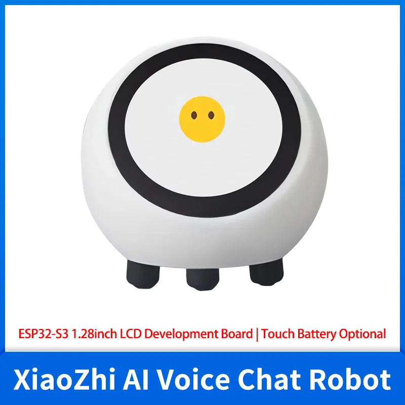 XiaoZhi DeepSeek AI الدردشة الصوتية روبوت ESP32-S3 1.28 بوصة LCD مجلس التنمية SD بطاقة تشغيل ساعة اللمس البطارية اختياري